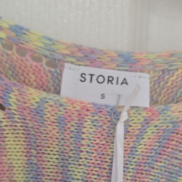 Storia Pastel Knit Ensemble 2 Piece Lounge Set Small NWT - Picture 3 of 7